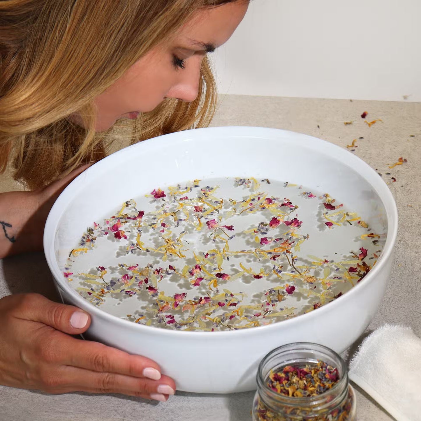 Mélange de vapeur botanique pour le visage