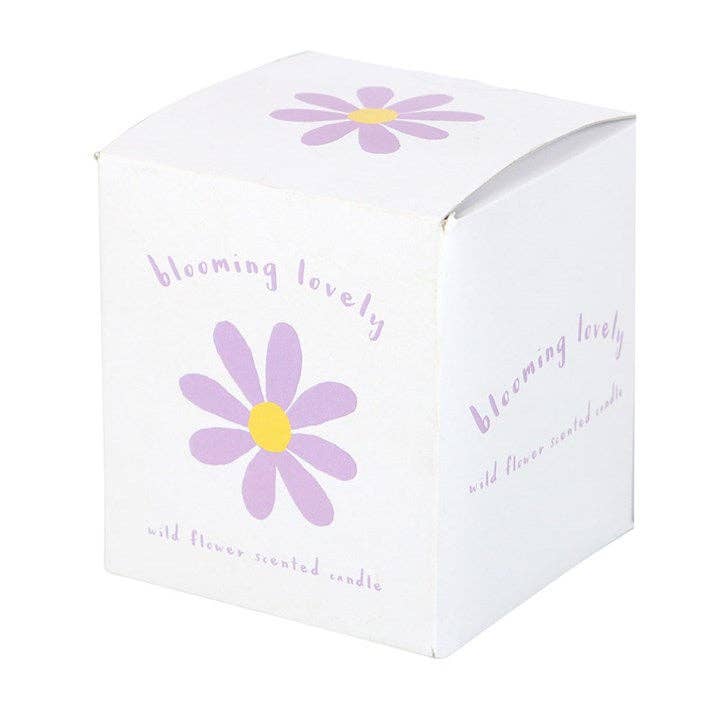Blooming Daisy Wildflower Candle