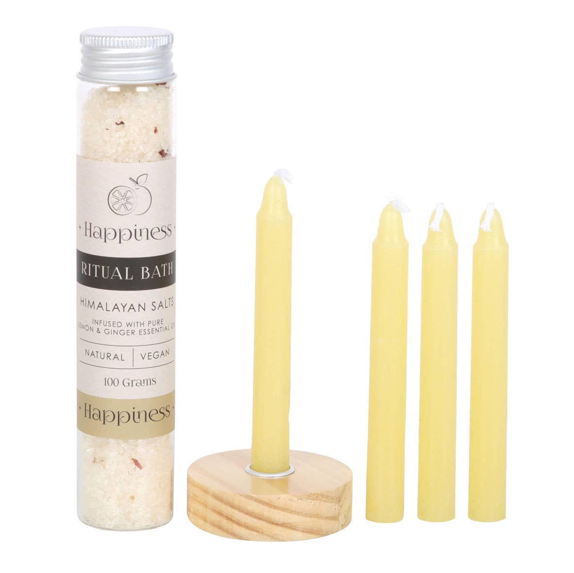 Kit de Sels de Bain Rituel aux Herbes du Bonheur