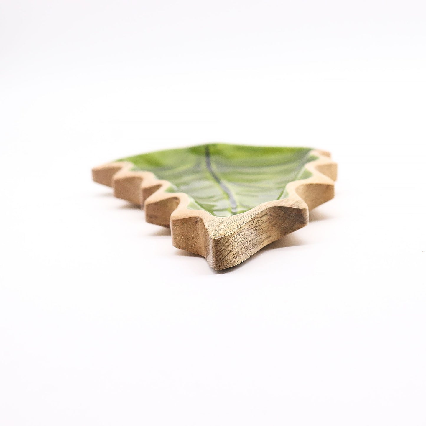 Perdu dans la forêt - Bol en bois émaillé