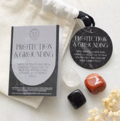 Healing Crystal Set: Protection and Grounding