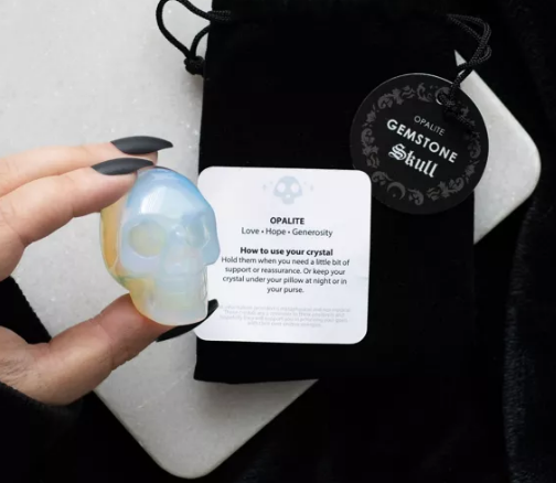 Opalite Crystal Skull