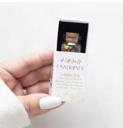 Tiger's Eye Crystal Jar in a Matchbox: Trust