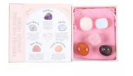 Set of 5 crystals for divine feminine energy