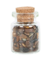 Tiger's Eye Crystal Jar in a Matchbox: Trust