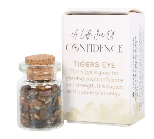 Tiger's Eye Crystal Jar in a Matchbox: Trust