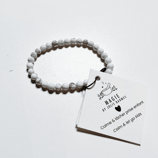 Bracelet enfant Calme et lâcher prise Howlite