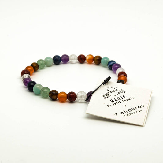 Bracelet 7 chakras - pierre naturelle