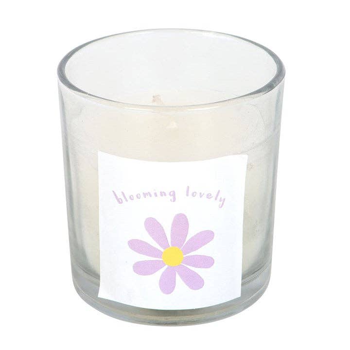 Blooming Daisy Wildflower Candle