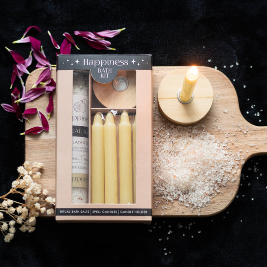Kit de Sels de Bain Rituel aux Herbes du Bonheur