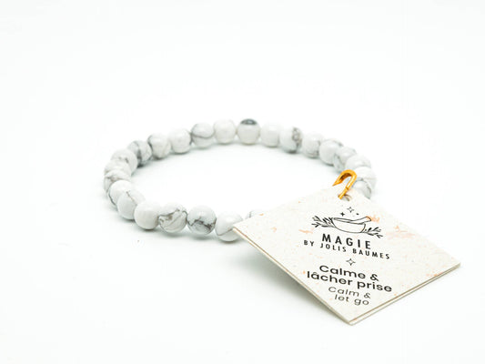 Bracelet Calme et lâcher prise - Howlite