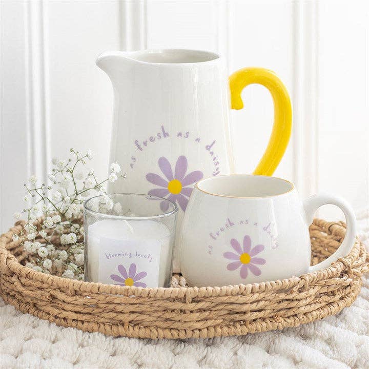 Blooming Daisy Wildflower Candle