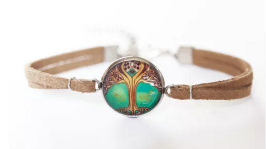 Bracelet Arbre de vie cœur celte