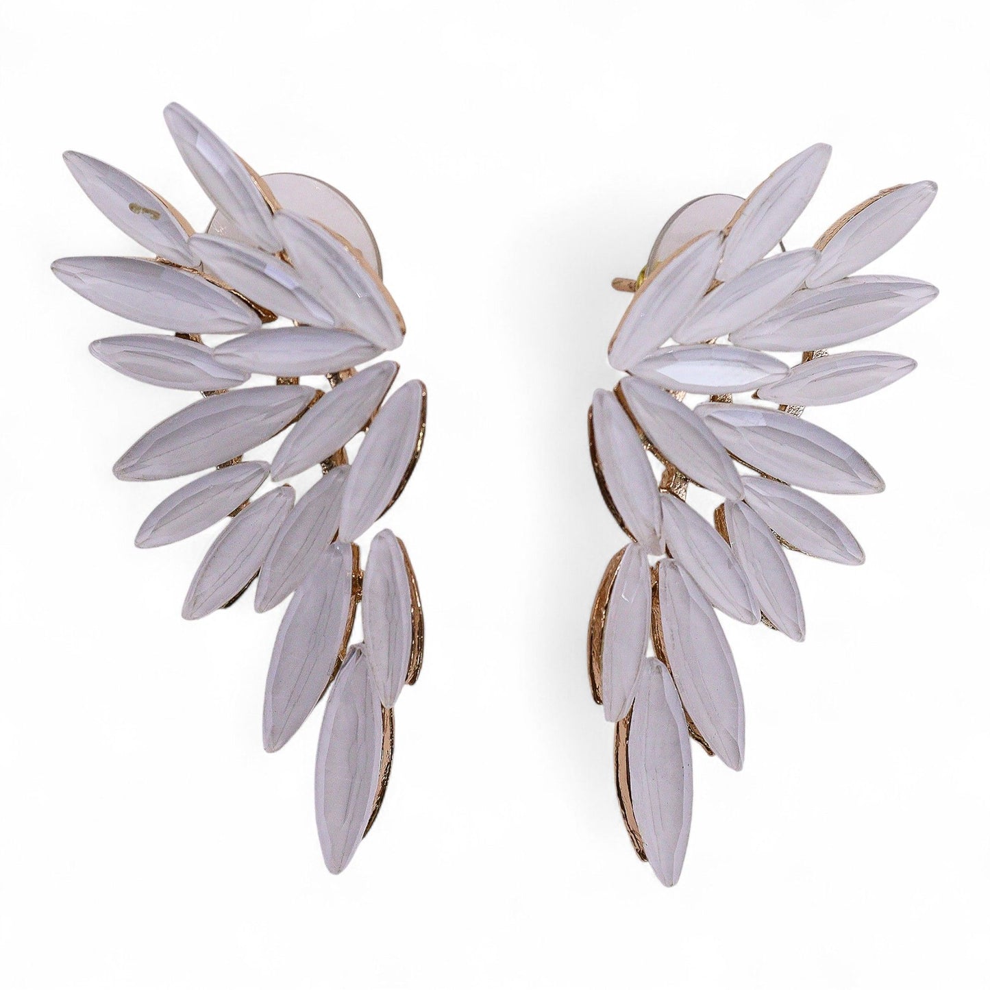 Boucles d'oreilles - Verre Vintage - Ailes d'Ange