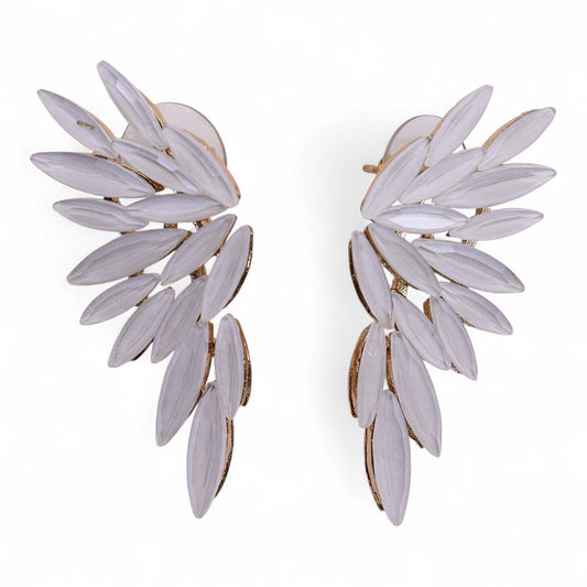 Boucles d'oreilles - Verre Vintage - Ailes d'Ange