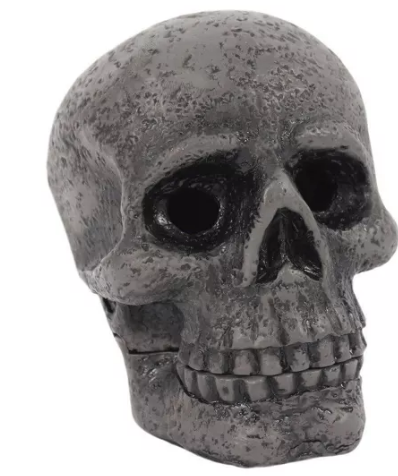 Totenkopf-Räucherkegelhalter