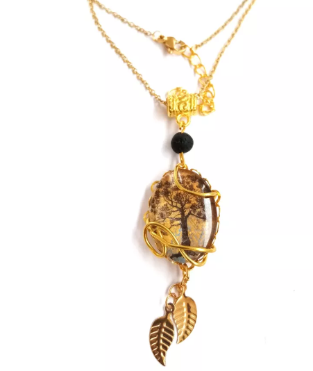 Talisman Chêne des Hindrés et Perle de lave