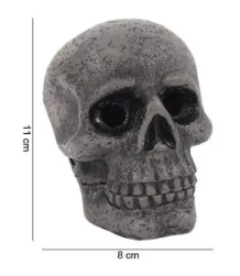 Totenkopf-Räucherkegelhalter